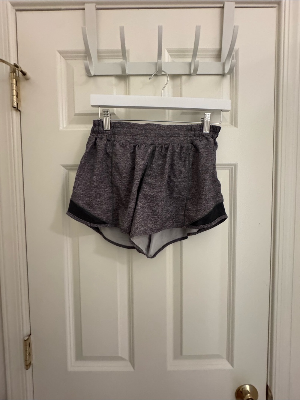 Lululemon Gray Hotty Hot Shorts 4”